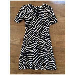 H&M dress 2 zebra print